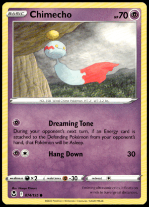Pokémon Chimecho 074/195 - Normal Common SWSH12: Silver Tempest EN