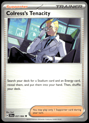 Pokémon Colress's Tenacity 057/064 - Normal Uncommon SV: Shrouded Fable EN