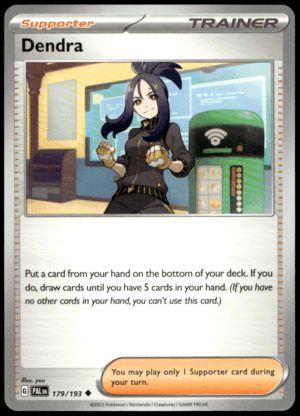 Pokémon Dendra 179/193 - Normal Uncommon SV02: Paldea Evolved EN