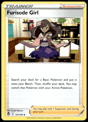 Pokémon Furisode Girl 157/195 - Normal Uncommon SWSH12: Silver Tempest EN