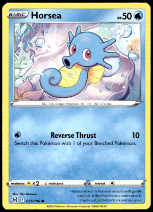 Pokémon Horsea 035/196 - Normal Common SWSH11: Lost Origin EN