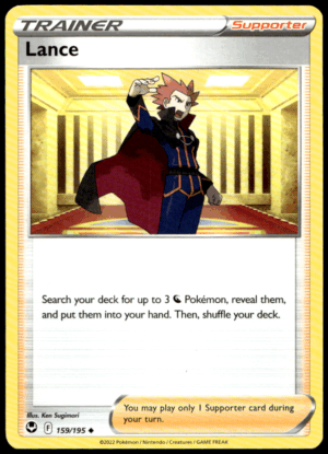 Pokémon Lance 159/195 - Normal Uncommon SWSH12: Silver Tempest EN