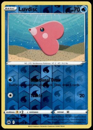 Pokémon Luvdisc 035/159 - Reverse Holofoil Common Crown Zenith EN