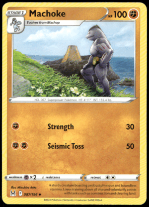 Pokémon Machoke 087/196 - Normal Uncommon SWSH11: Lost Origin EN
