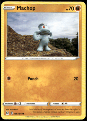 Pokémon Machop 086/196 - Normal Common SWSH11: Lost Origin EN
