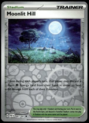Pokémon Moonlit Hill 081/091 - Reverse Holofoil Uncommon SV: Paldean Fates EN