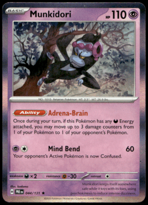 Pokémon Munkidori 044/131 - Holofoil Rare SV: Prismatic Evolutions EN