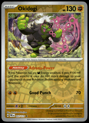 Pokémon Okidogi 057/131 - Holofoil Rare SV: Prismatic Evolutions EN