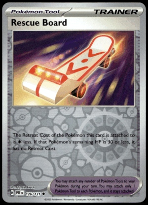 Pokémon Rescue Board 159/162 - Reverse Holofoil Uncommon SV05: Temporal Forces EN