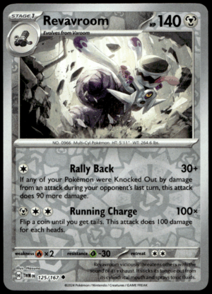 Pokémon Revavroom 125/167 - Reverse Holofoil Uncommon SV06: Twilight Masquerade EN