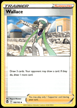 Pokémon Wallace 166/195 - Normal Uncommon SWSH12: Silver Tempest EN