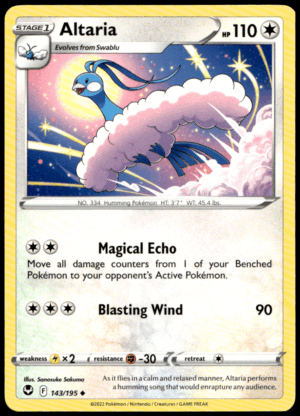 Pokémon Altaria 143/195 - Normal Uncommon SWSH12: Silver Tempest EN