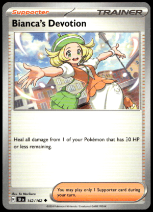 Pokémon Bianca's Devotion 142/162 - Normal Uncommon SV05: Temporal Forces EN