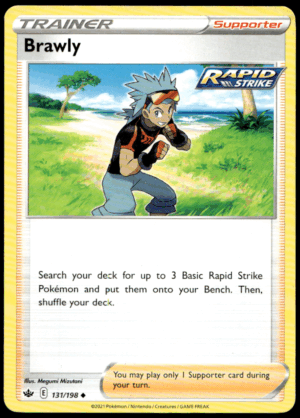 Pokémon Brawly 131/198 - Normal Uncommon SWSH06: Chilling Reign EN
