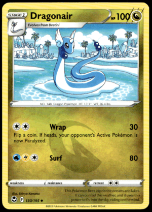 Pokémon Dragonair 130/195 - Normal Uncommon SWSH12: Silver Tempest EN