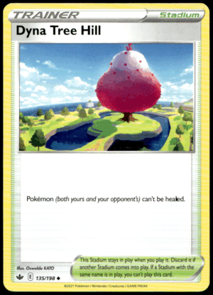 Pokémon Dyna Tree Hill 135/198 - Normal Uncommon SWSH06: Chilling Reign EN