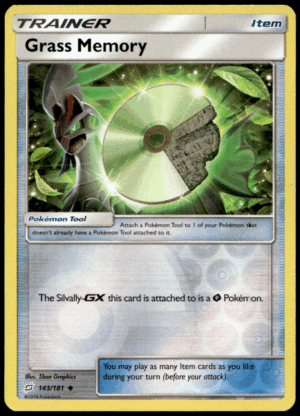 Pokémon Grass Memory 143/181 - Reverse Holofoil Uncommon SM - Team Up EN