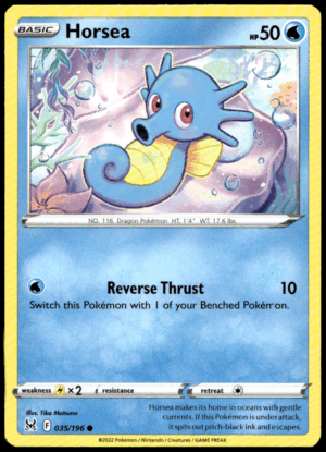 Pokémon Horsea 035/196 - Normal Common SWSH11: Lost Origin EN