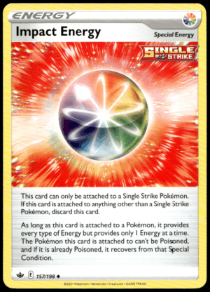 Pokémon Impact Energy 157/198 - Normal Uncommon Prize Pack Series Cards EN
