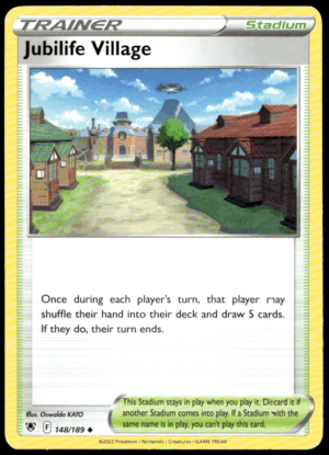 Pokémon Jubilife Village 148/189 - Normal Uncommon SWSH10: Astral Radiance EN