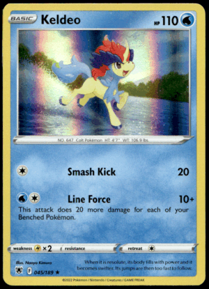 Pokémon Keldeo 045/189 - Holofoil Holo Rare Miscellaneous Cards & Products EN