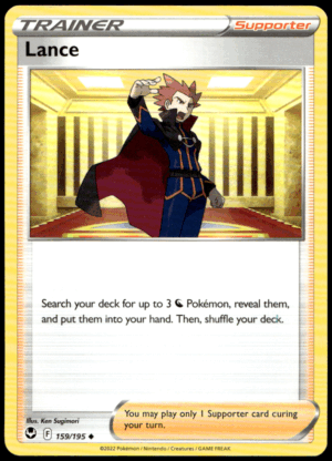 Pokémon Lance 159/195 - Normal Uncommon SWSH12: Silver Tempest EN