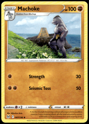 Pokémon Machoke 087/196 - Normal Uncommon SWSH11: Lost Origin EN