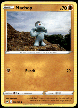 Pokémon Machop 086/196 - Normal Common SWSH11: Lost Origin EN