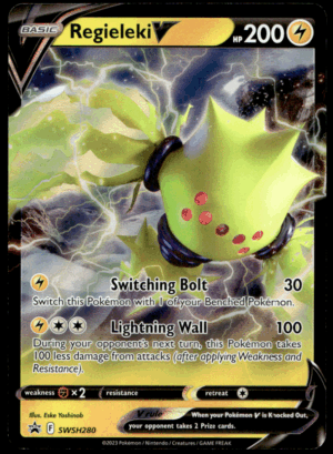 Pokémon Regieleki V SWSH280 - Holofoil Rare SWSH: Sword & Shield Promo Cards EN