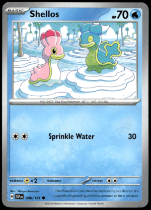 Pokémon Shellos 046/191 - Normal Common SV08: Surging Sparks EN