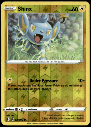 Pokémon Shinx 060/192 - Reverse Holofoil Common SWSH02: Rebel Clash EN