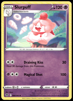 Pokémon Slurpuff 084/195 - Normal Uncommon SWSH12: Silver Tempest EN