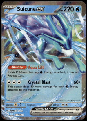 Pokémon Suicune ex 010/034 - Holofoil Classic Collection Trading Card Game Classic EN