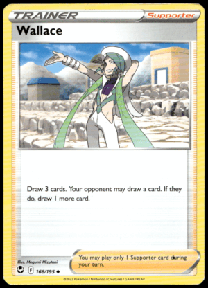 Pokémon Wallace 166/195 - Normal Uncommon SWSH12: Silver Tempest EN